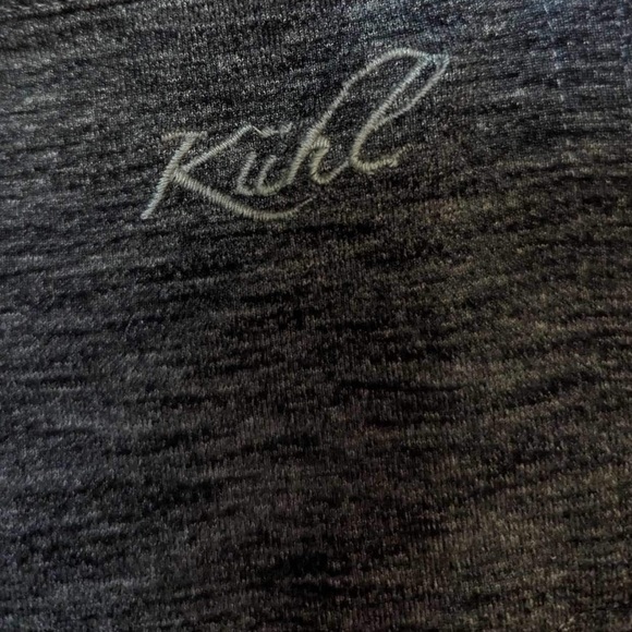 KUHL Women’s Heathered Dark Gray Bootcut Stretch Drawstring Pants- Size 4 - Picture 3 of 8